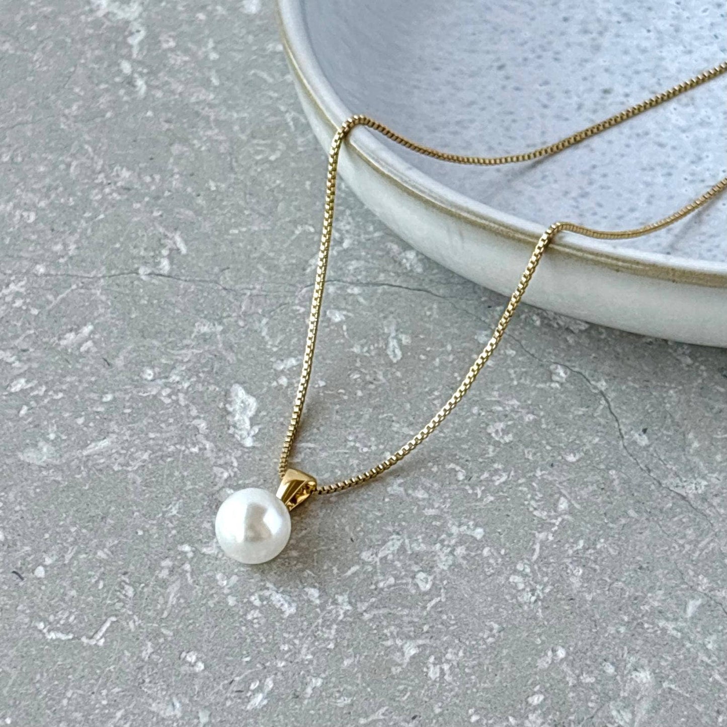 Tarnish Resistant Pearl Necklace