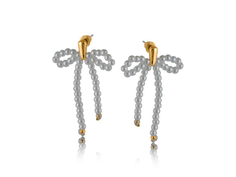 BELLE FINE BOW EARRINGS