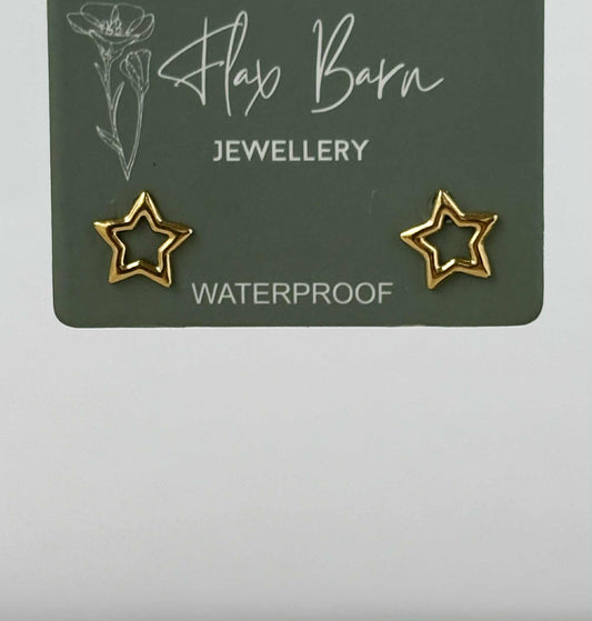Tarnish Resistant Star Studs