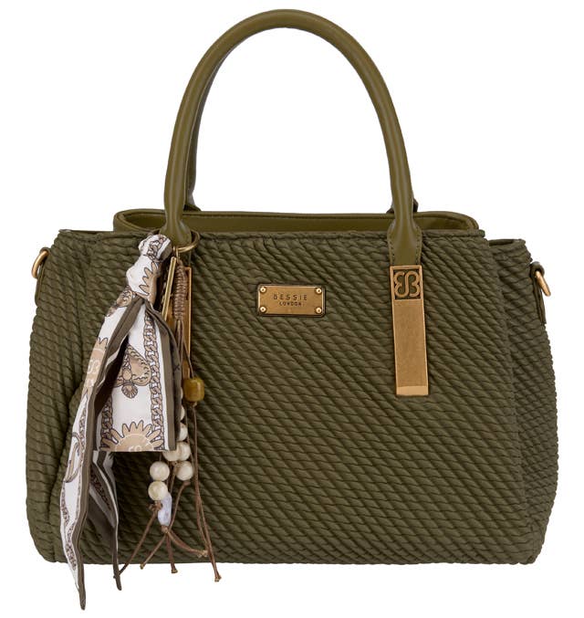 Bobbie BRAIDED EFFECT TOTE