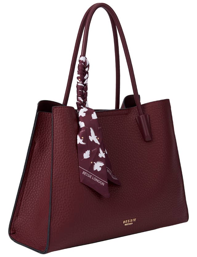 PEBBLE SCARF TOTE BAG
