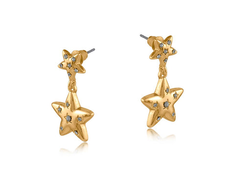 ESTELLE ORGANIC STAR PROFILE EARRINGS