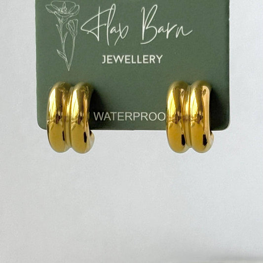 Double Hoop Studs
