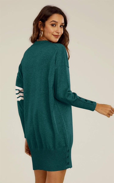 Katie Jumper Dress - Green