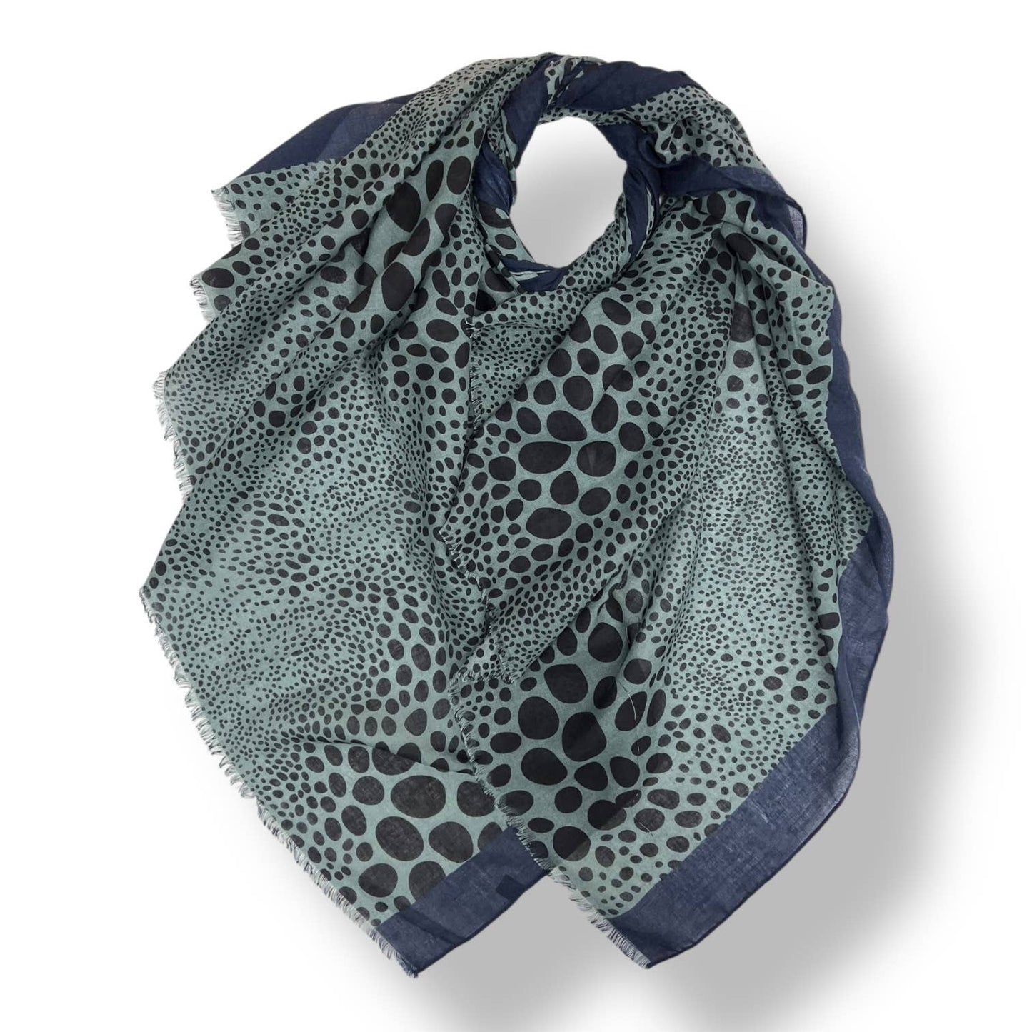 Freya Leopard dots print scarf
