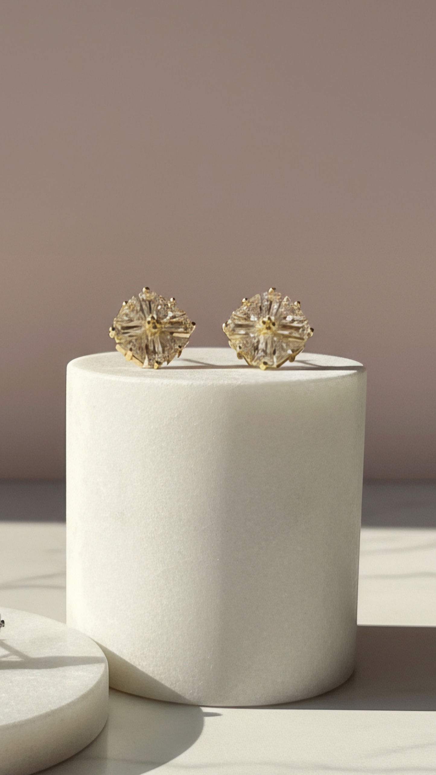 Bijoux Sparkly Crystal Stud Earrings