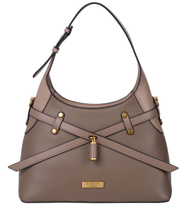 CHERRY CONTEMPORARY HARNESS SHOULDER BAG