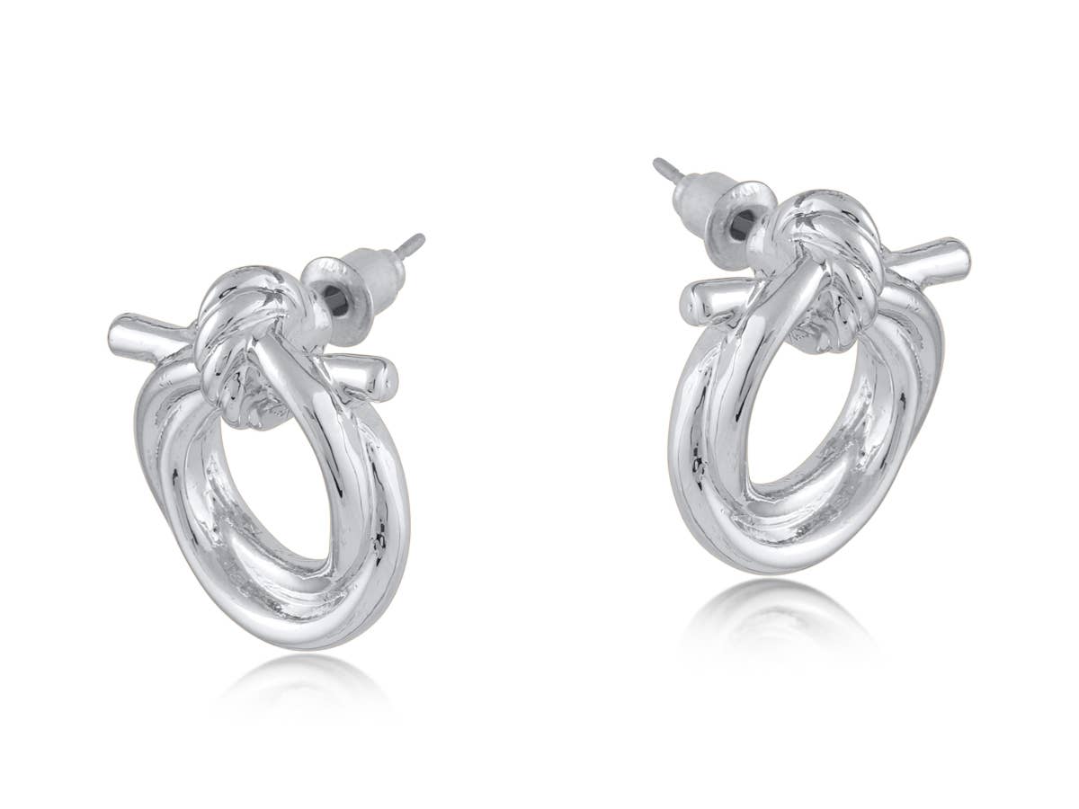 LIMA KNOTED STUD EARRINGS