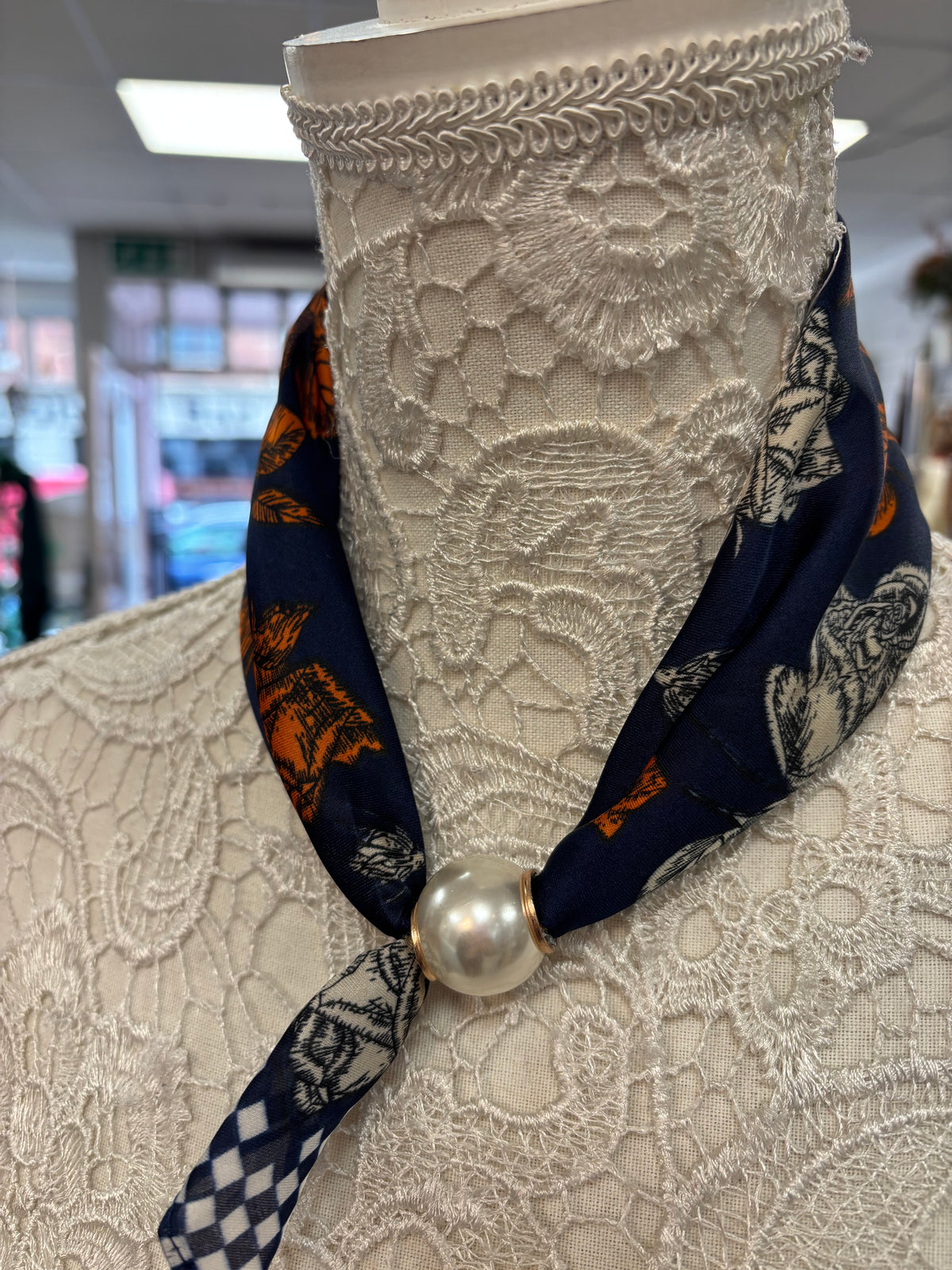 Perri pearl scarf