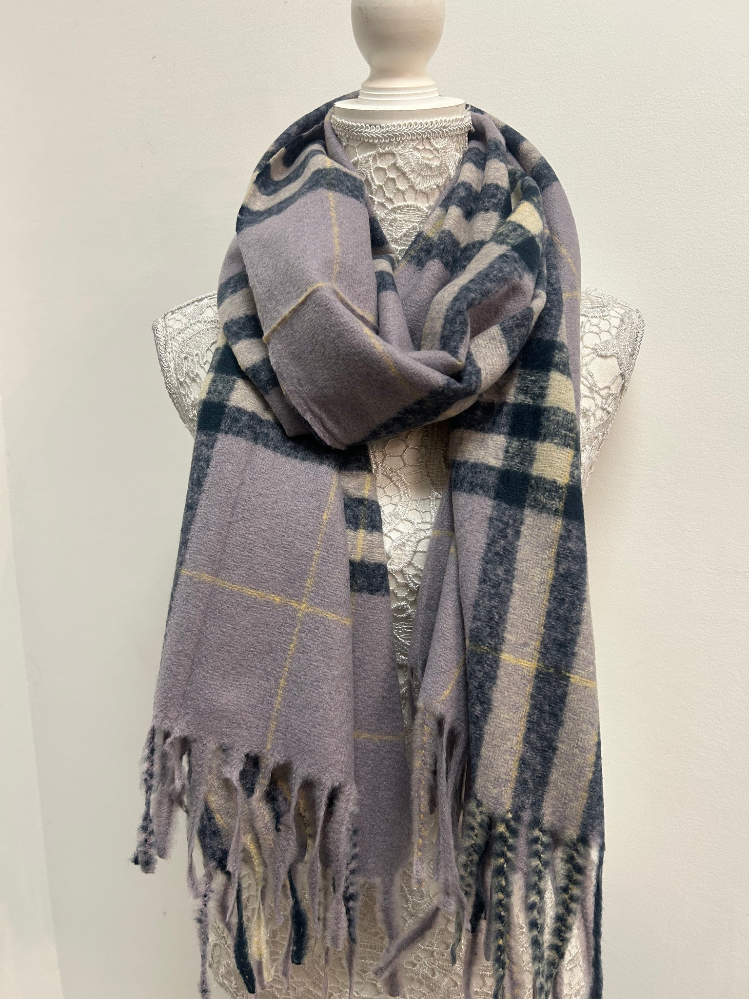 Alba Heavyweight Scarf - Lilac