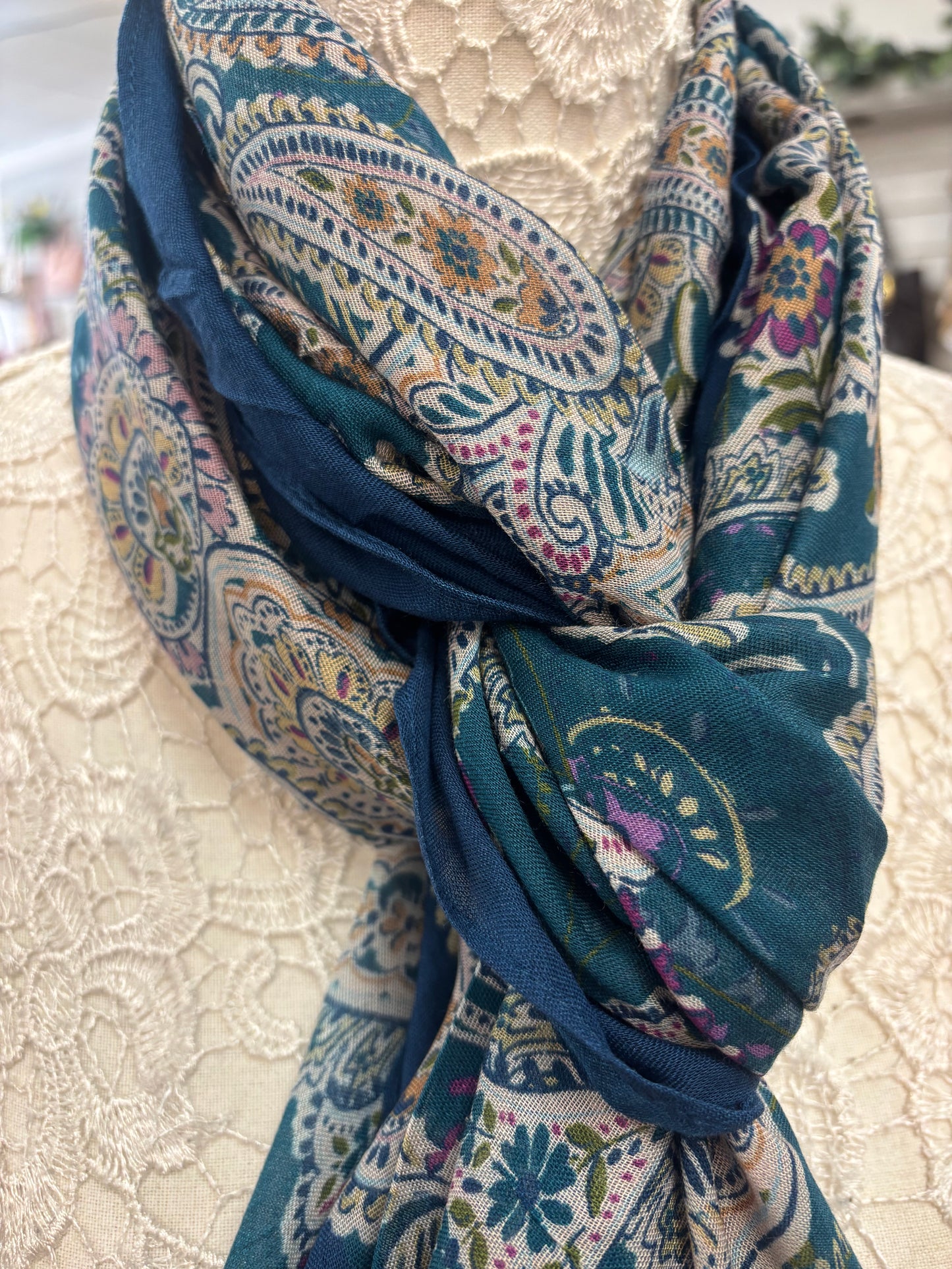 Ginger light weight autumn scarf