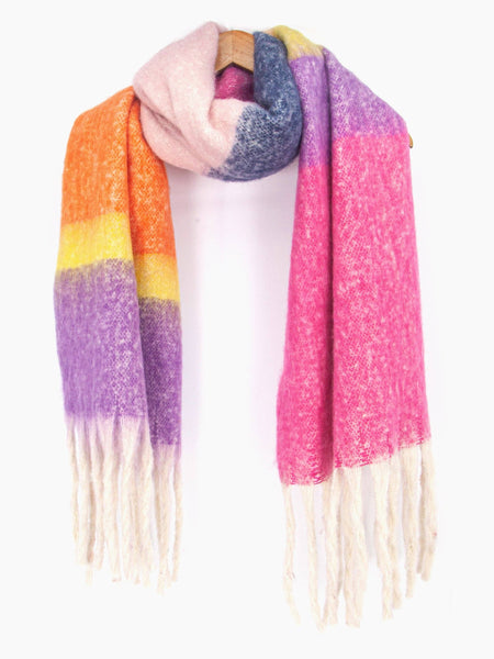 Joey Heavyweight Scarf - Pink