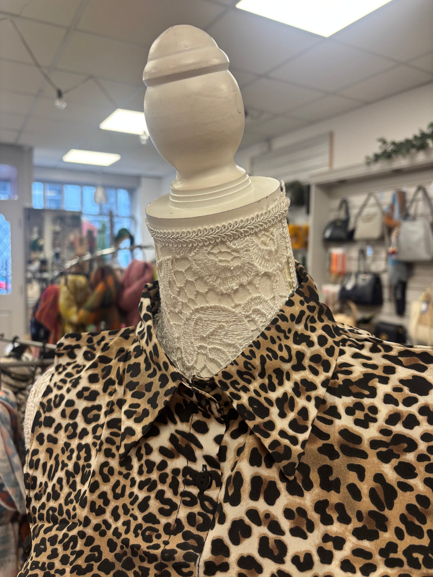 Lexi Animal Mock print collar