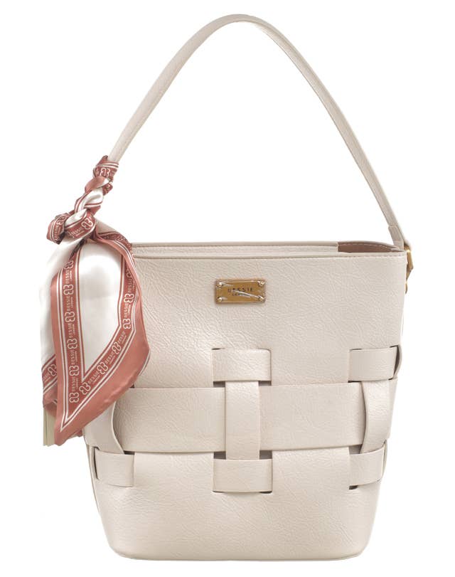 Willow WEAVE 2 IN 1 BUCKET BAG WITH SCARF