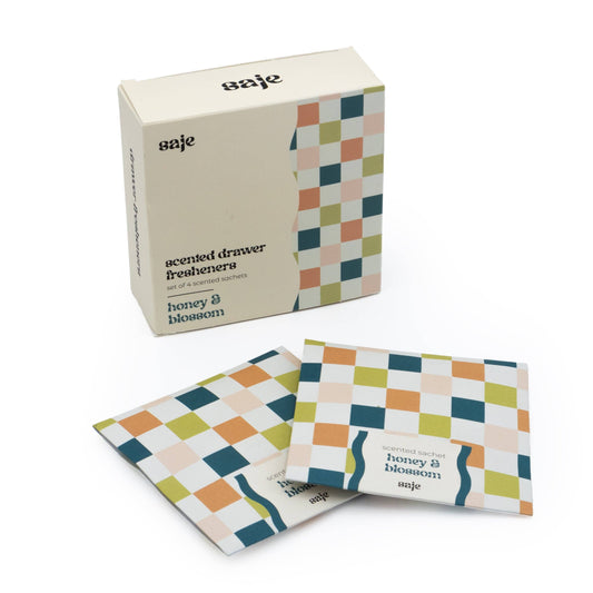 Honey and Blossom - Chess Design- scented sachet