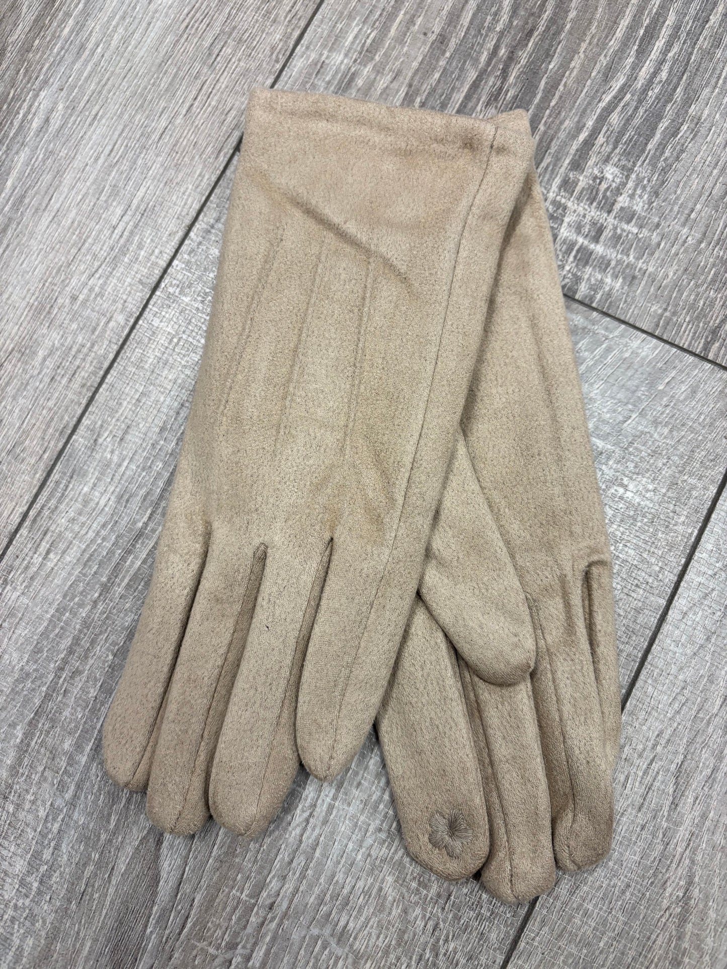 Jess faux suede gloves