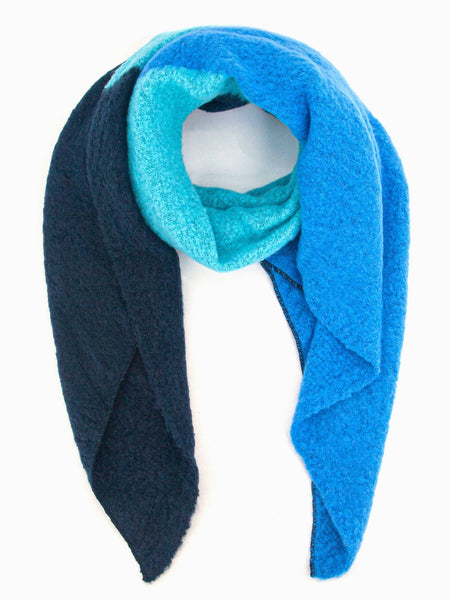 Nora Heavyweight Scarf - Royal Blue/Navy