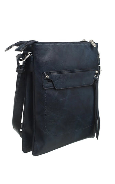 Vera Classic Zipper Crossbody Bag