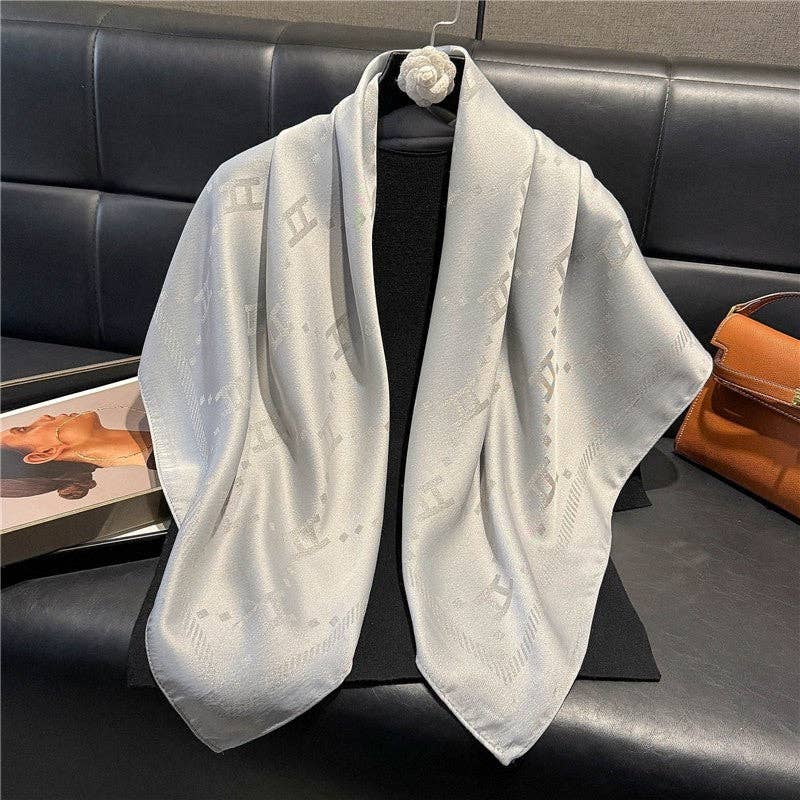 Kinsley Silk Scarf With Print