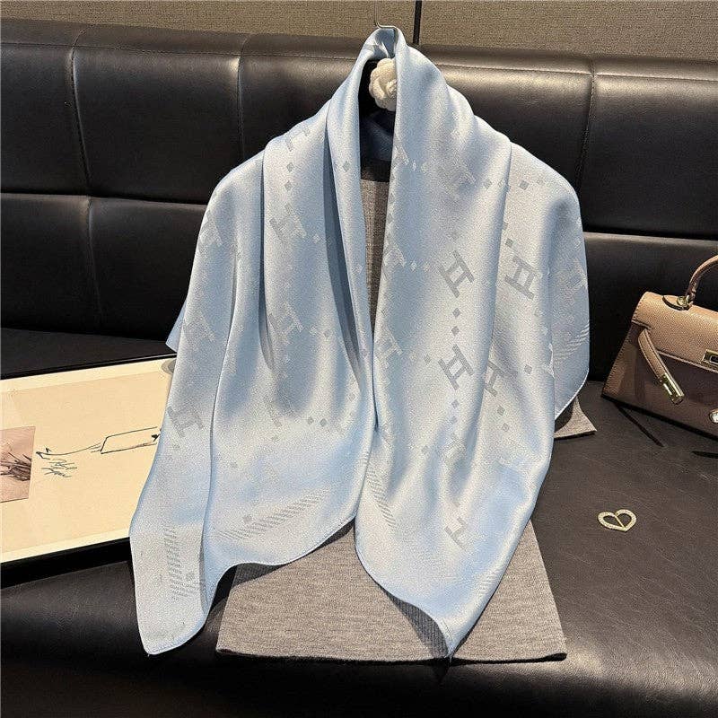 Kinsley Silk Scarf With Print