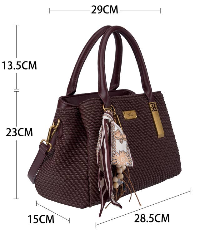 Bobbie BRAIDED EFFECT TOTE