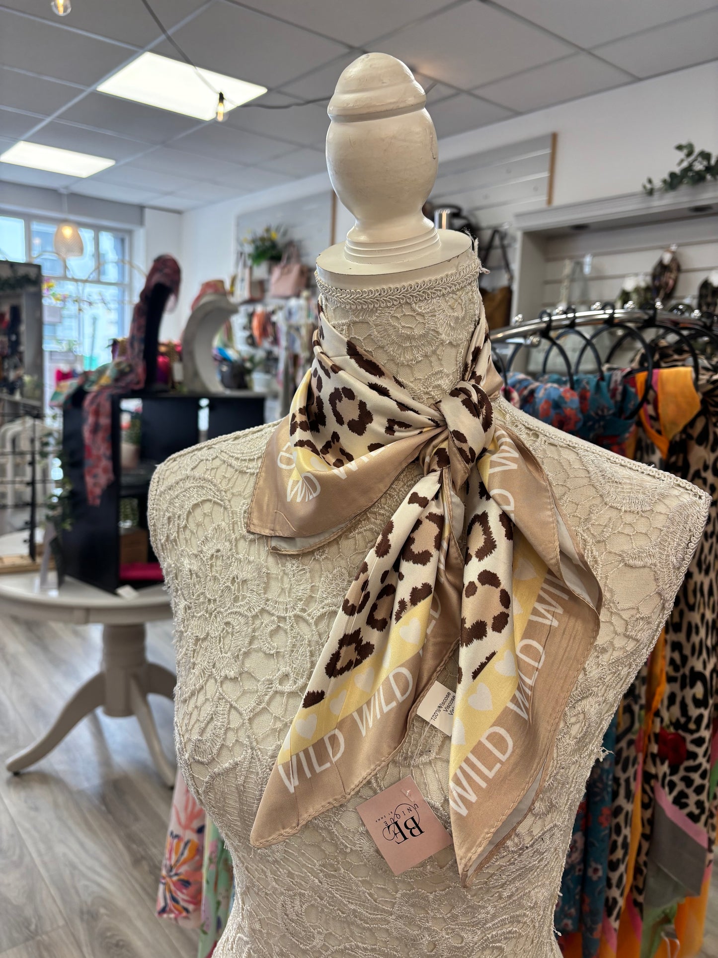 Wild leopard scarf