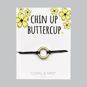 Coral & Mint String Charm Bracelet