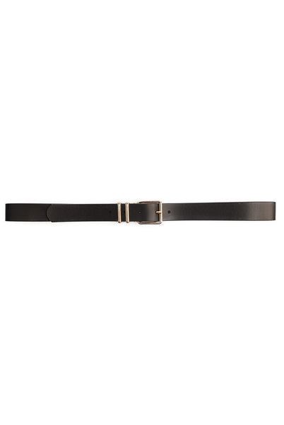 Slim double bar belt