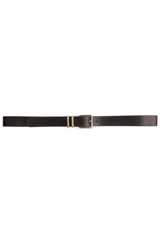 Slim double bar belt