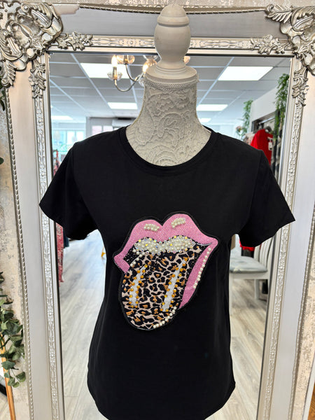 Leopard Lips T-shirt