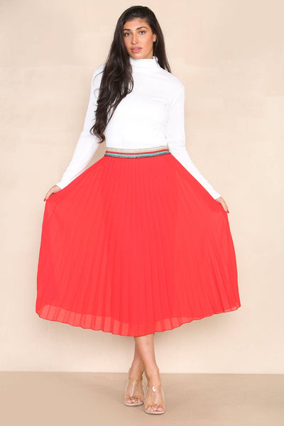 Kerry pleated skirt