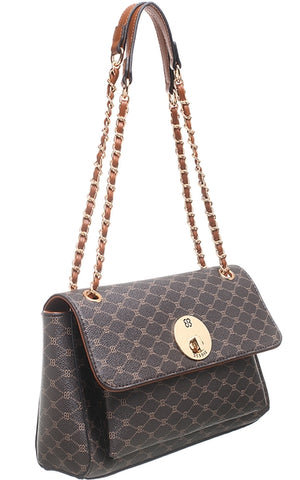 Bessie flap over chain bag