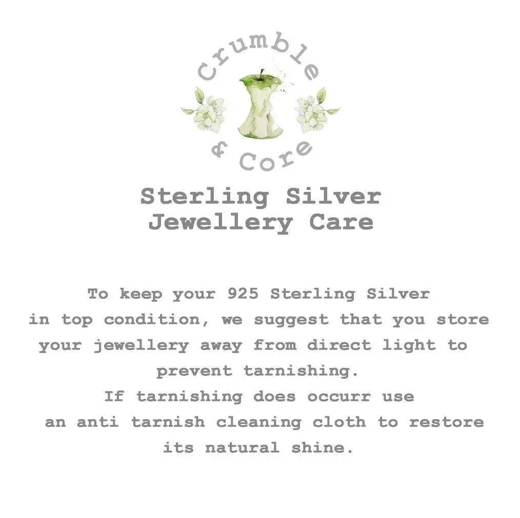 Sterling Silver Stud Earrings - Elegant Gift Boxed Makeup Card and Crystal Crawlers for Her
