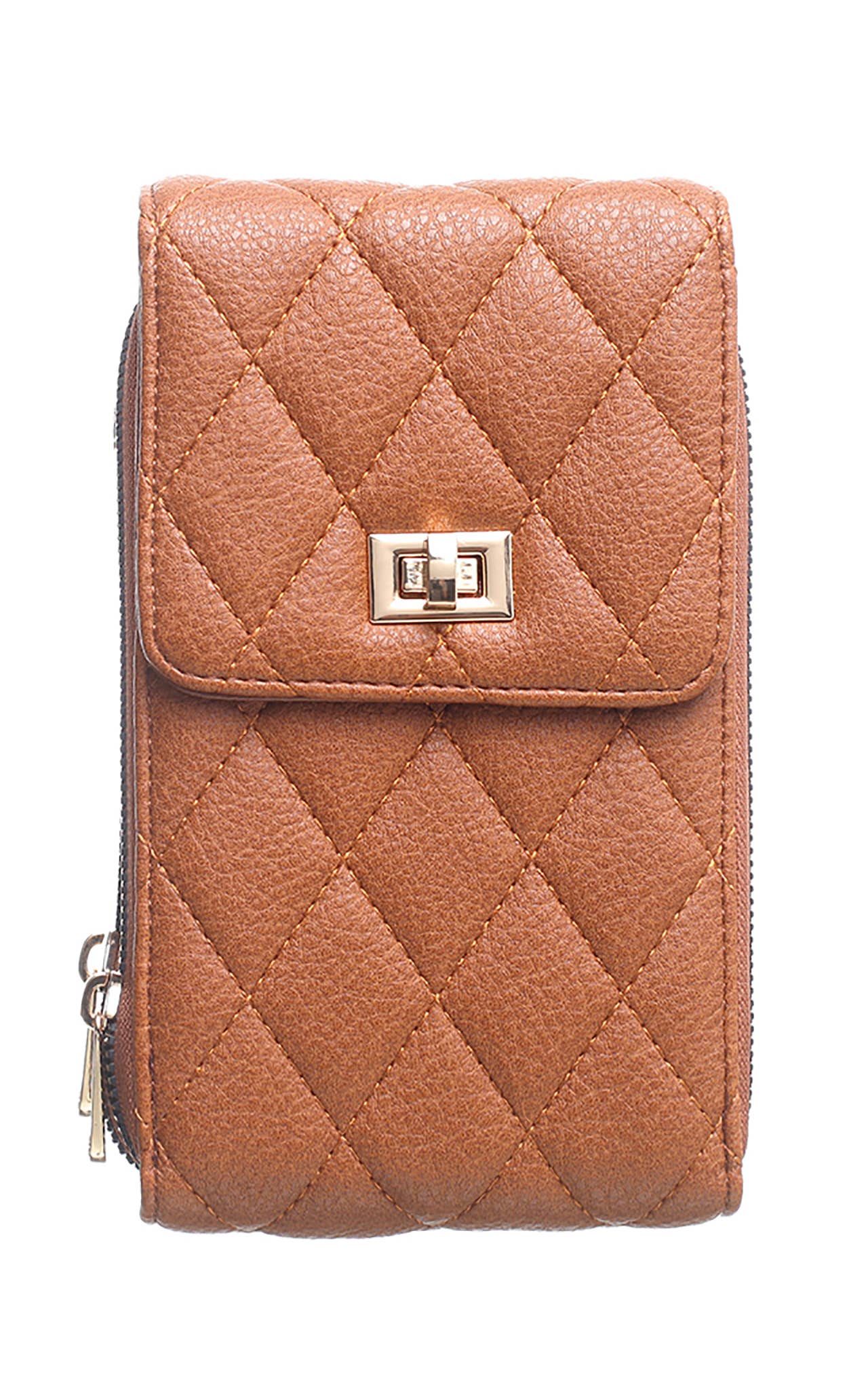 Shan Quilted Flap Top Phone Bag