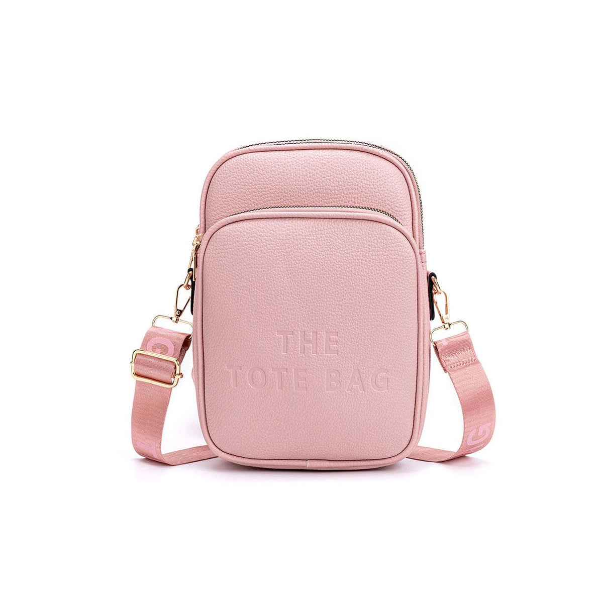Clara Zip Top 3 Compartments Crossbody Handbag