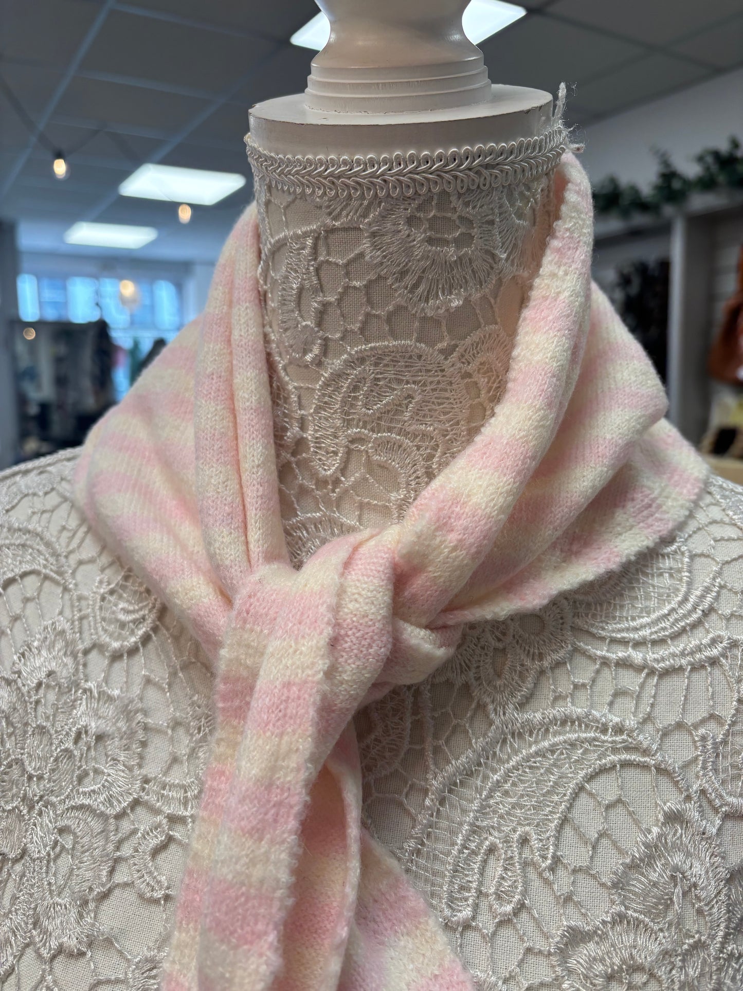 Delta fine knit scarf