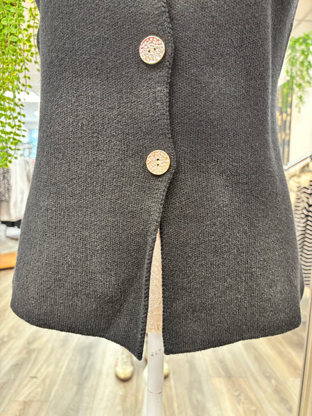 Siena Button Front Knit Waistcoat