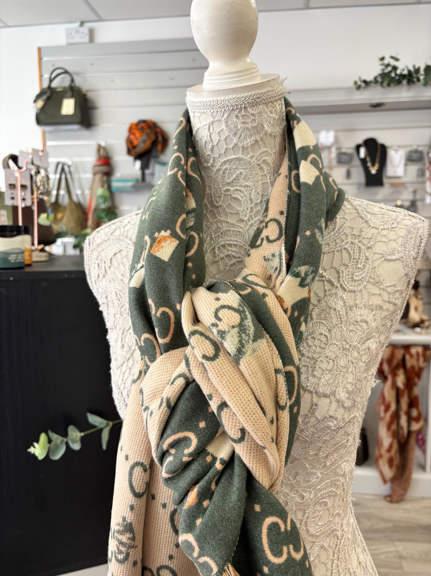 Gina designer inspired scarf