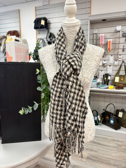 Lola small check scarf