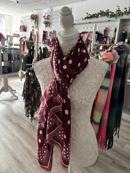 Pricilla dotty scarf