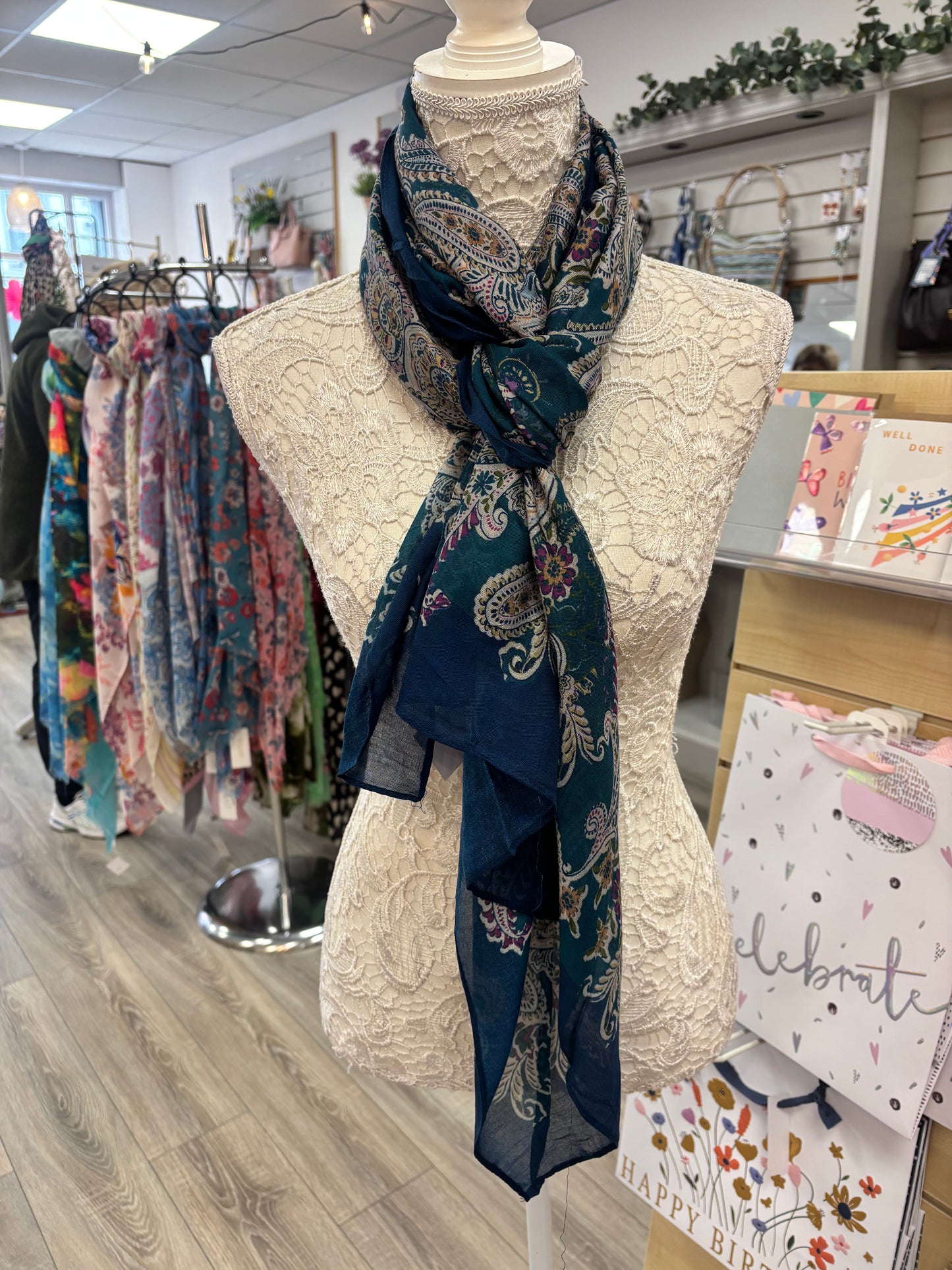 Ginger light weight autumn scarf