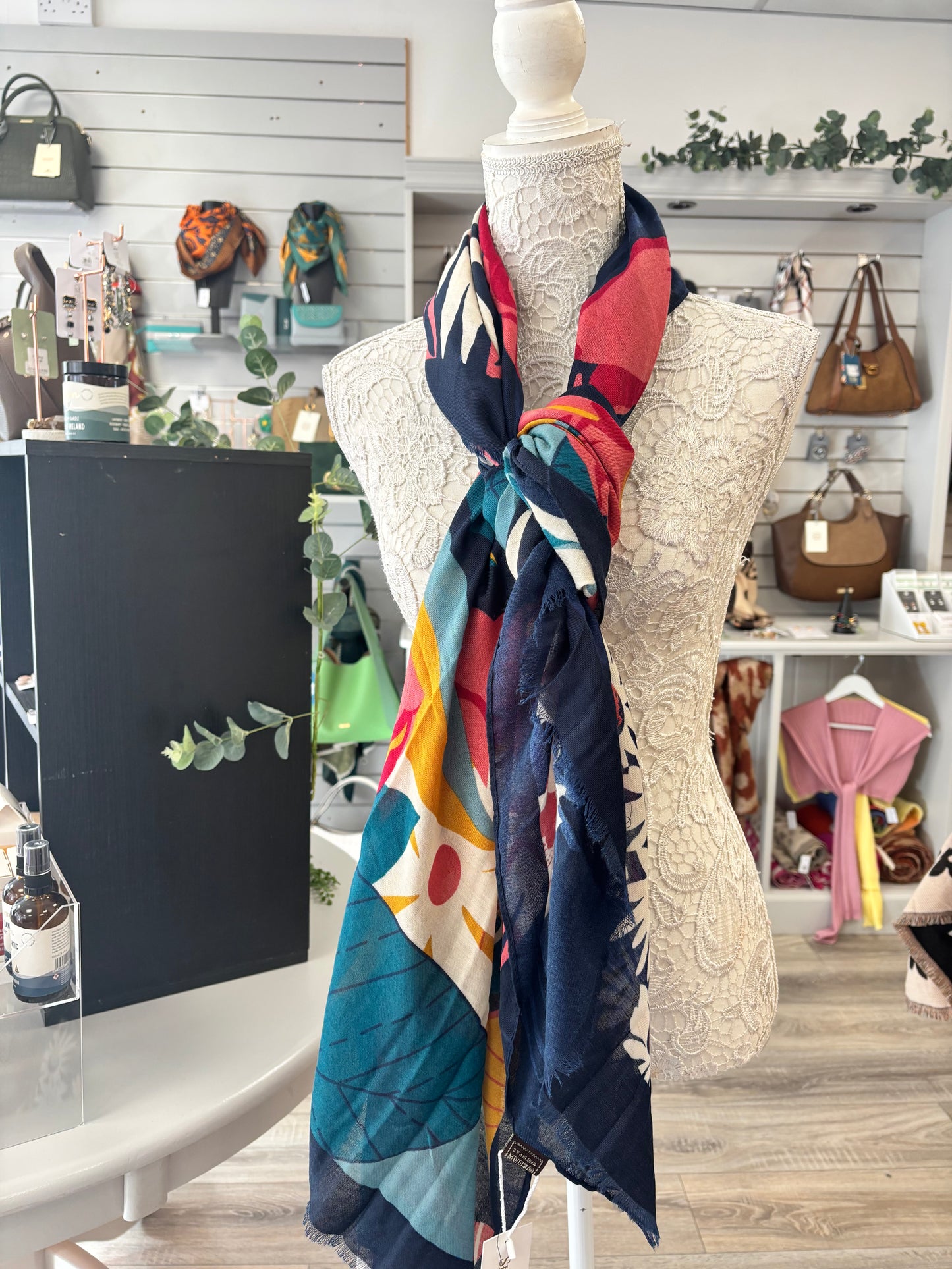 Ava floral scarf