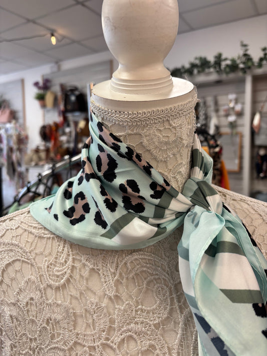 Wild leopard scarf