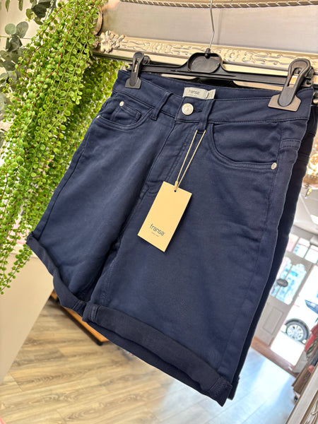Imogen Navy Denim Shorts