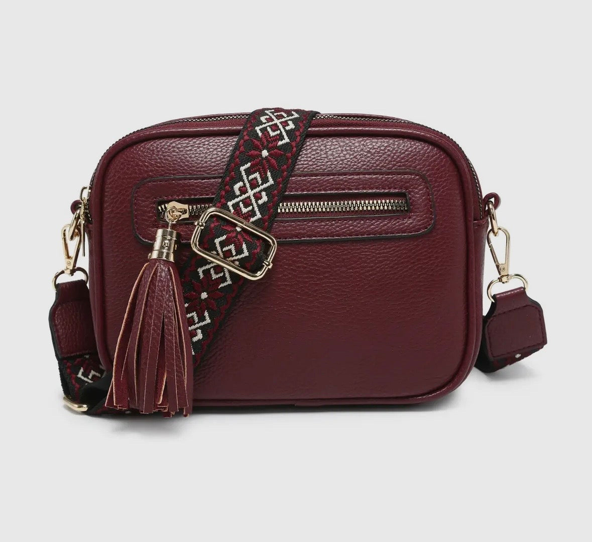 Lucie crossbody camera bag