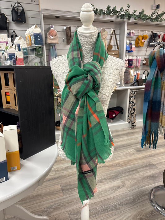 Jaden Green checked scarf