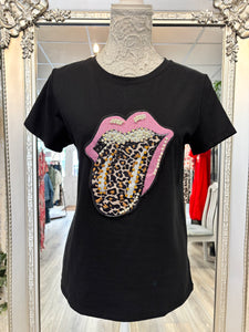 Leopard Lips T-shirt