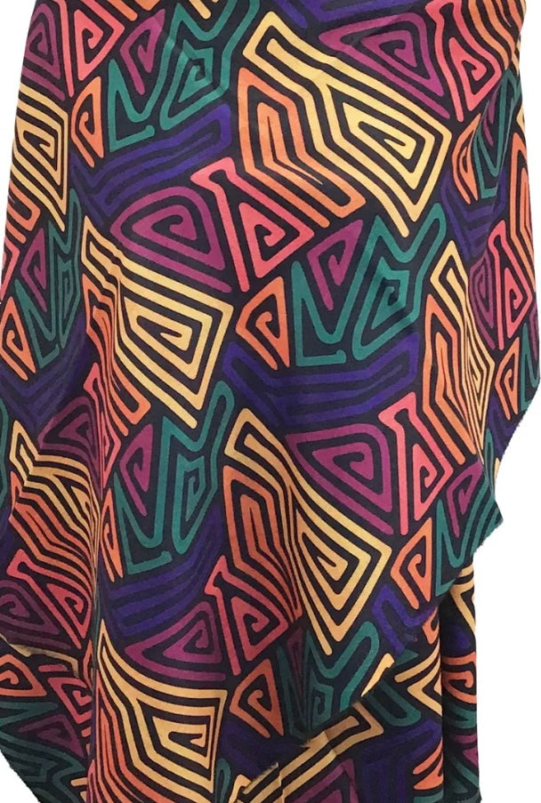 Gina Geometric print scarf