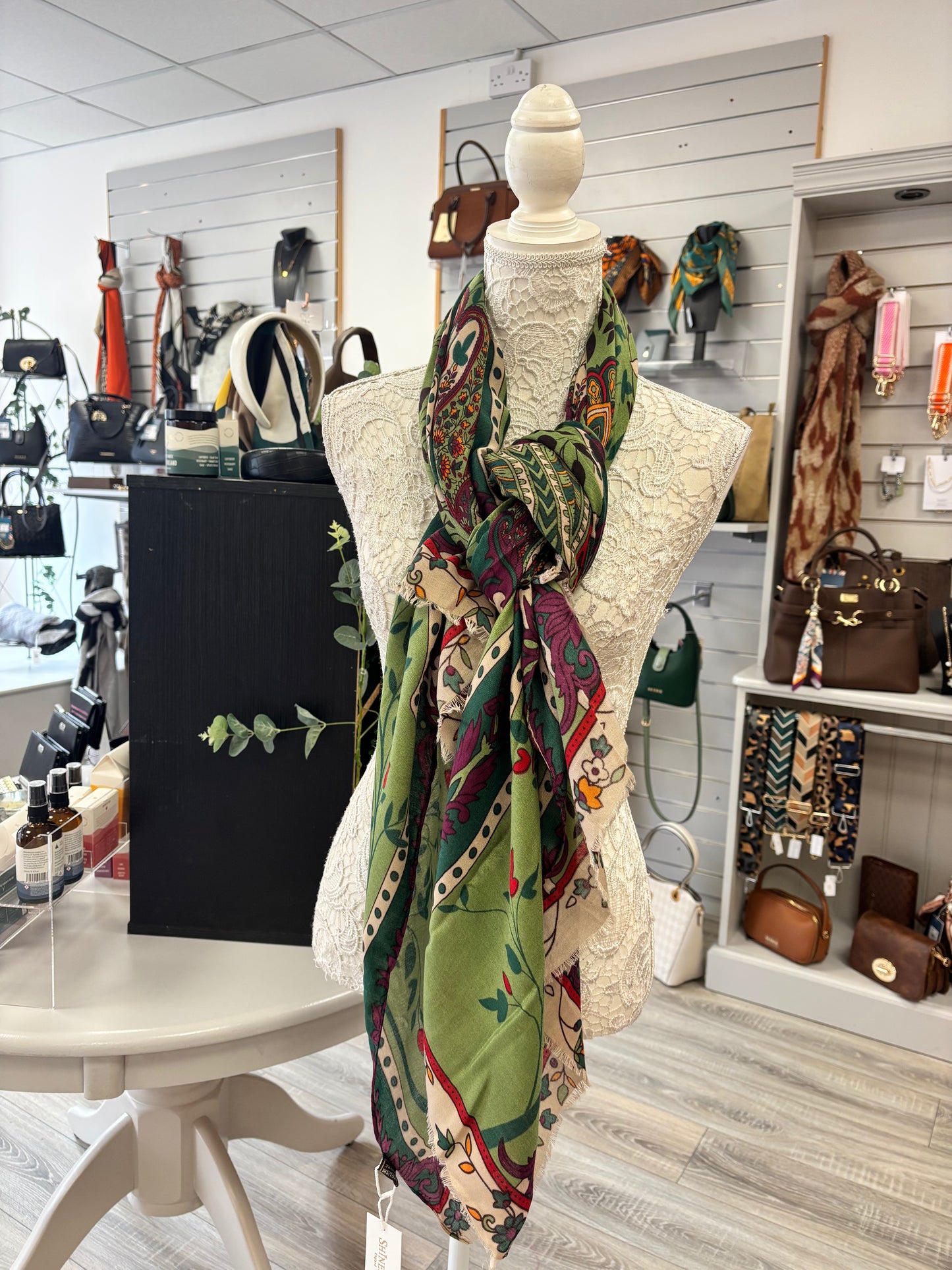 Freya abstract floral scarf