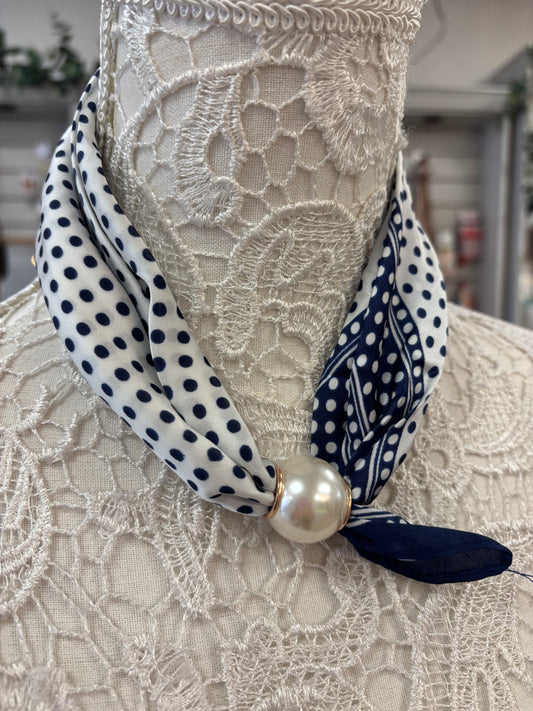 Petula polka dot scarf